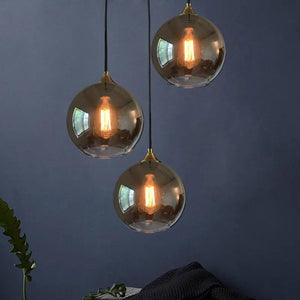 Nordic Led Pendant Light Modern Restaurant Bar Glass Chandelier for Cafe Dining Room Room Decor Bedroom Bedside Lighting