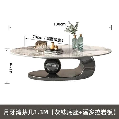 Nordic Living Room Coffee Tables Modern Design Decor Oval Coffee Tables Minimalist Mesa De Centro De Sala Home Furniture