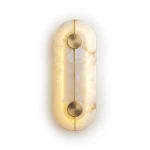 Nordic Modern Creative Marble Wall Lamp for Living Room Gold Copper Home Indoor Decoration LED Sconce Bedroom Bedside Round