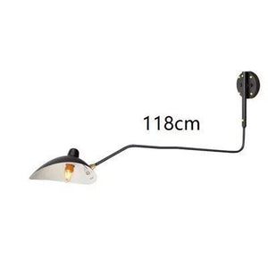 Nordic Modern Minimalist Wall Light Living Room Study Bedroom Bedside Reading Led Lamp Long Arm Adjustable Lighting Decoration