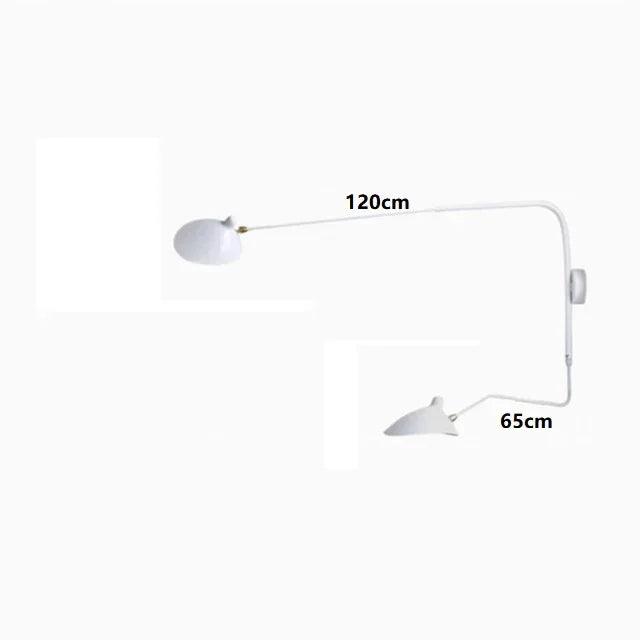 Nordic Modern Minimalist Wall Light Living Room Study Bedroom Bedside Reading Led Lamp Long Arm Adjustable Lighting Decoration