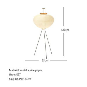 Nordic Retro Handmade Xuan Paper Floor Lamp Living Room Restaurant Bedroom Vertical LED Light Homestay Bedside Desk Lights Decor