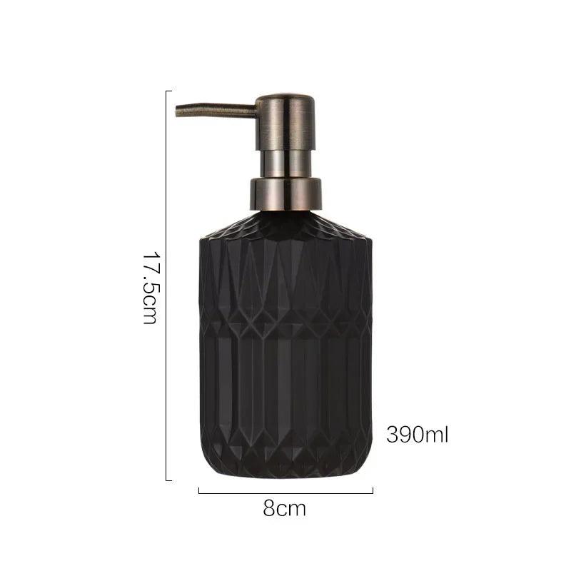 Nordic Style Soap Bottle Soap Dispenser Thickened Glass Bottles Shampoo Shower Gel Press Bottle Bathroom Decoration Accessories