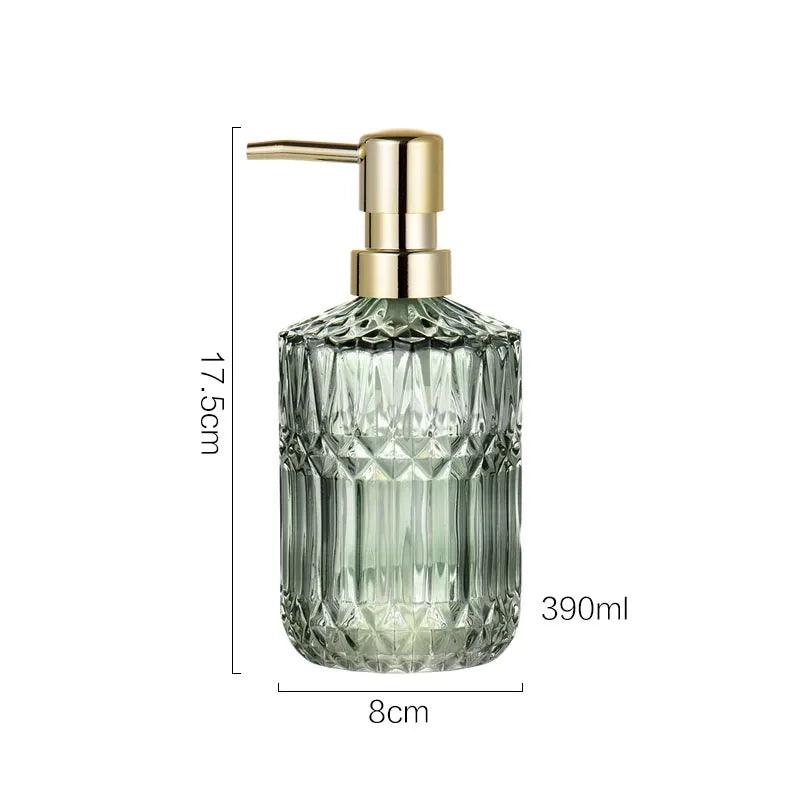 Nordic Style Soap Bottle Soap Dispenser Thickened Glass Bottles Shampoo Shower Gel Press Bottle Bathroom Decoration Accessories