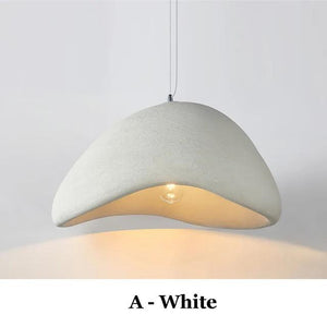 Nordic Wabi Sabi Pendant Lamps Dining Room Lighting Modern Living Room Bedroom LED Ceiling Chandelier Loft Lustre Hanghing Lamps