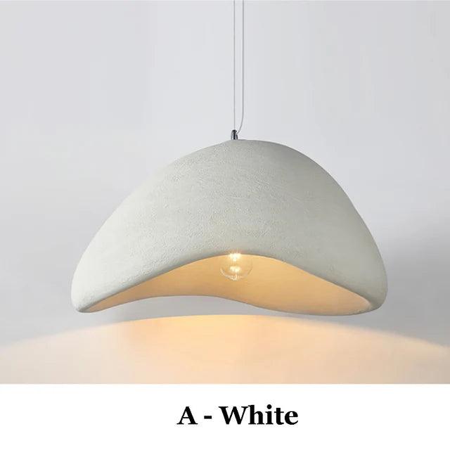 Nordic Wabi Sabi Pendant Lamps Dining Room Lighting Modern Living Room Bedroom LED Ceiling Chandelier Loft Lustre Hanghing Lamps