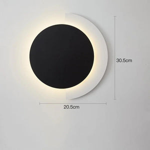 Nordic circle wall light sofa background decoration coloured lamp designer living room bedside lamp corridor wall lighting