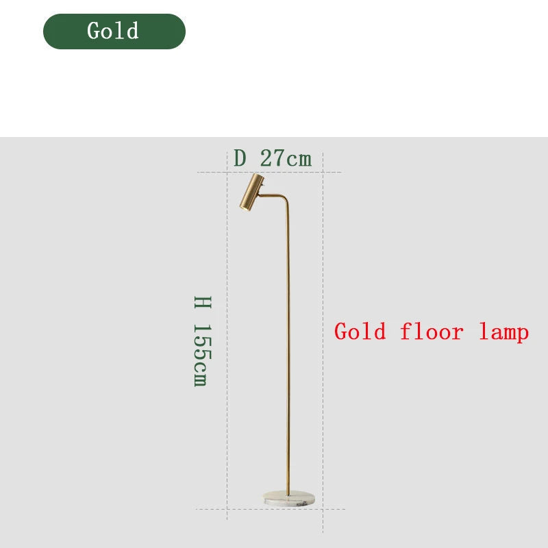 Nordic floor lamp living room simple creative personality bedroom light luxury study bedside ins wind vertical table lamp