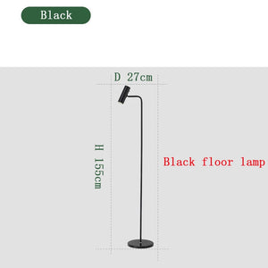 Nordic floor lamp living room simple creative personality bedroom light luxury study bedside ins wind vertical table lamp