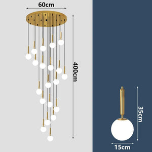 Nordic home decor dining room Pendant lamp lights indoor lighting stair lamp hanging light chandelier lamps for living room