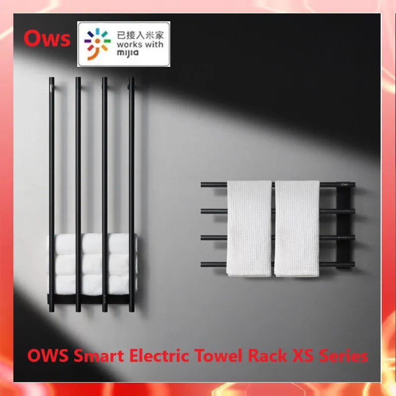 OWS Smart Electric Towel Rack XS Series Constant Temperature Drying Sterilization and Mite Removal Support Mijia APP