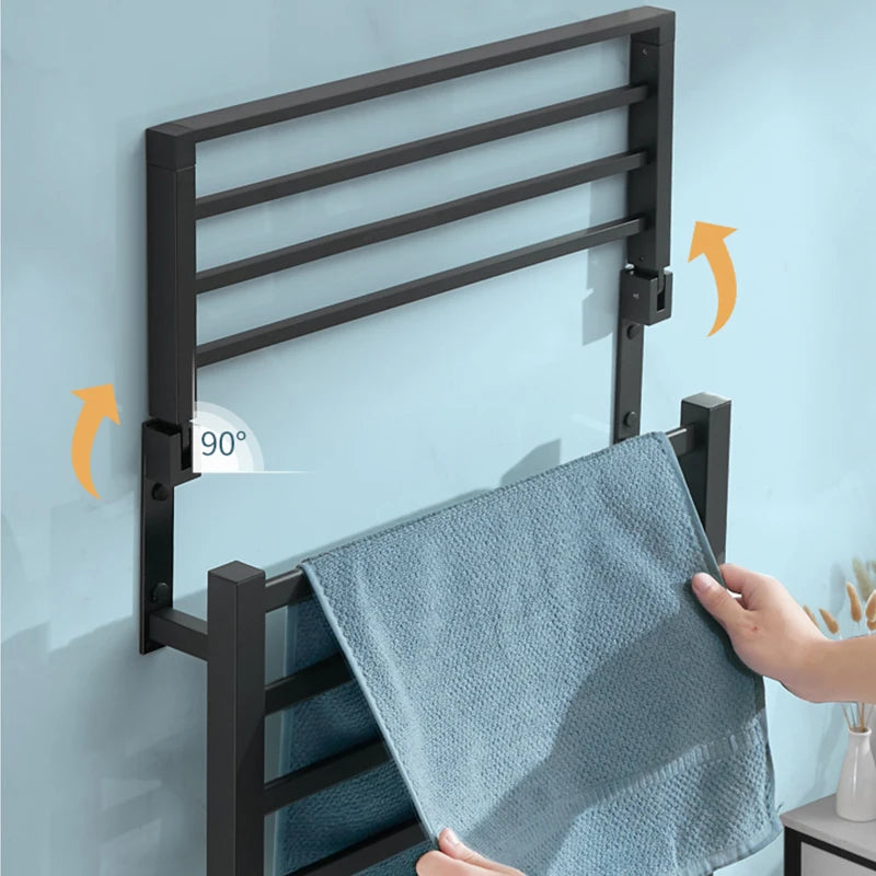 OXG Bathroom Electric Bath Towel Heating Towel Shelf Rack Towel Dryer Shelf Heated Electric Towel Rack Sterilization