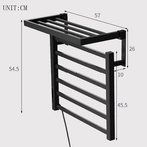 OXG Bathroom Electric Bath Towel Heating Towel Shelf Rack Towel Dryer Shelf Heated Electric Towel Rack Sterilization