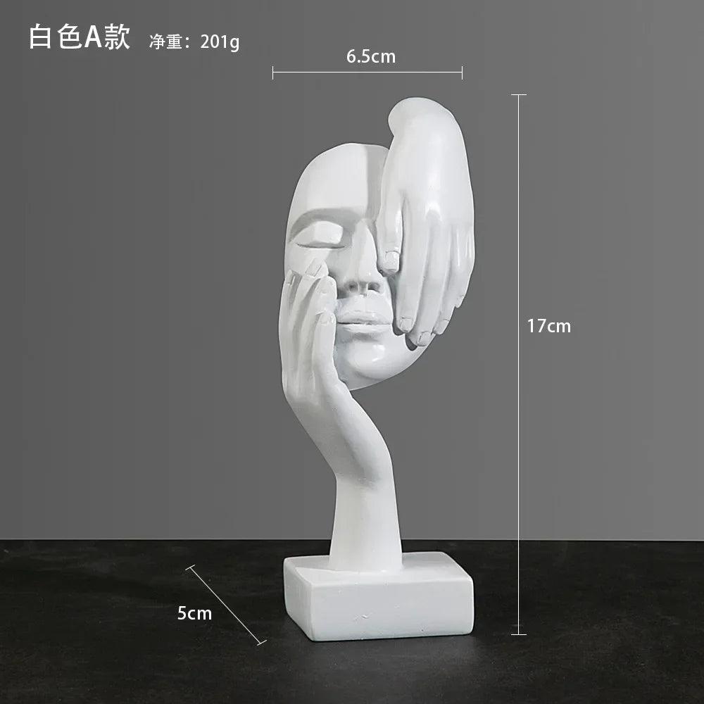 Office Home Decor Abstract Statue Desktop Ornaments Sculpture Figurines Face Character Nordic Light Luxury Art Crafts