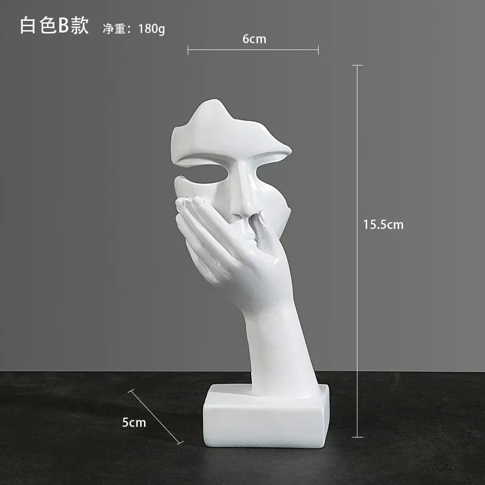 Office Home Decor Abstract Statue Desktop Ornaments Sculpture Figurines Face Character Nordic Light Luxury Art Crafts