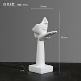 Office Home Decor Abstract Statue Desktop Ornaments Sculpture Figurines Face Character Nordic Light Luxury Art Crafts