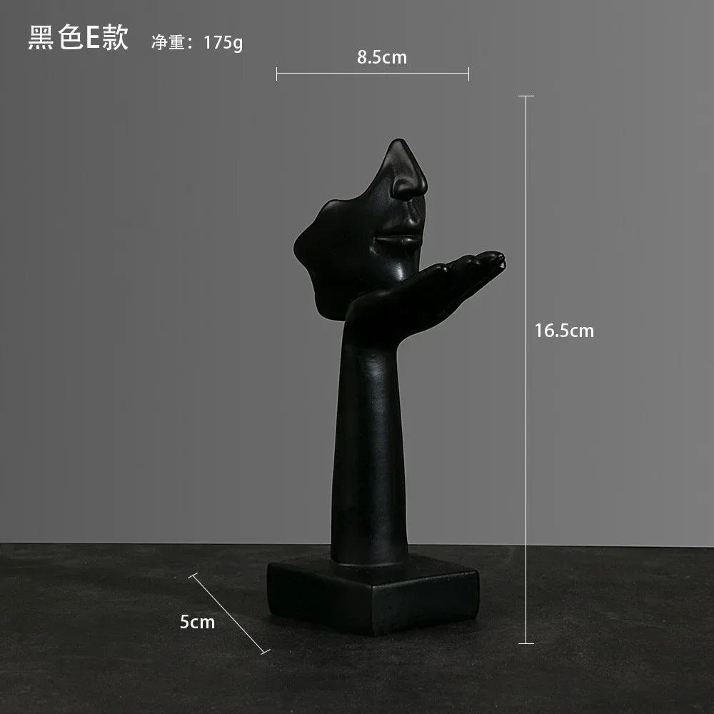 Office Home Decor Abstract Statue Desktop Ornaments Sculpture Figurines Face Character Nordic Light Luxury Art Crafts