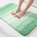 Olanly Soft Bathroom Plush Rug Absorbent Quick Dry Bath Mat Shower Pad Floor Protector Decor Non-Slip Living Room Bedroom Carpet