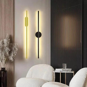 One pair LED Wall Lamp Modern Gold LED Wall Sconce living room home decor wall light for Stairway corridor 60/100cm 2pcs