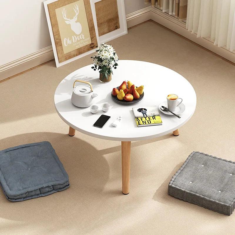 Online Simple Bay Small Sitting Table Table Coffee Table Windowsill Mini Round Table Window Tatami Short Table Home Furniture