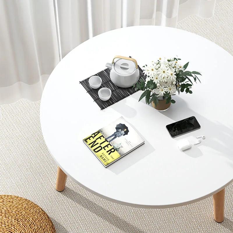 Online Simple Bay Small Sitting Table Table Coffee Table Windowsill Mini Round Table Window Tatami Short Table Home Furniture