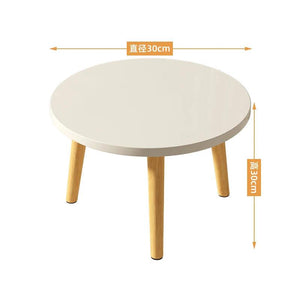 Online Simple Bay Small Sitting Table Table Coffee Table Windowsill Mini Round Table Window Tatami Short Table Home Furniture