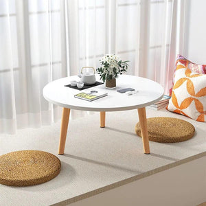 Online Simple Bay Small Sitting Table Table Coffee Table Windowsill Mini Round Table Window Tatami Short Table Home Furniture