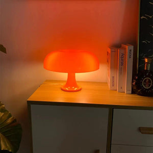 Orange Danish Mushroom Table Lamp Ornament Light for BedRoom Interior Lighting Desk Lamp Bedside Lamps Decoration Lighting