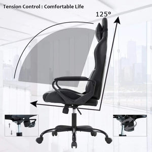 PC Gaming Chairs Ergonomic Office Chairs Cheap Desk Chair Executive Task Computer Chair Back Support Modern Executive Adjustable