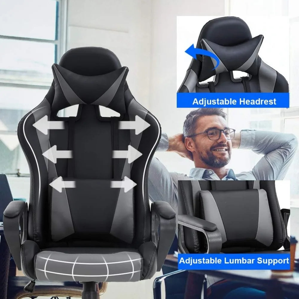 PC Gaming Chairs Ergonomic Office Chairs Cheap Desk Chair Executive Task Computer Chair Back Support Modern Executive Adjustable