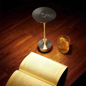 Rechargeable Table Lamp LED Touch Sensor Desktop Night Light Wireless Reading Lamp for Restaurant Hotel Bar Bedroom Decor Light