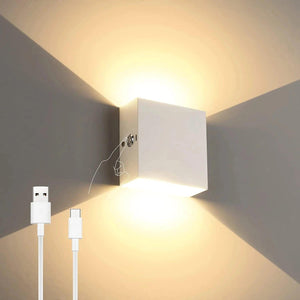 Rechargeable USB Wall Sconce lights Touch Dimming Magnetic LED Wall Mounted Lamp For Bedside corridor Stairwell