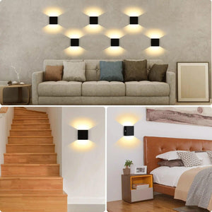 Rechargeable USB Wall Sconce lights Touch Dimming Magnetic LED Wall Mounted Lamp For Bedside corridor Stairwell