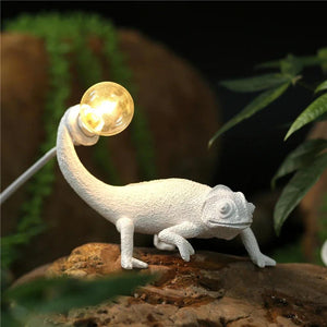 Resin Lizard Night Light Nordic Living Room Bedroom for Modern Animal Chameleon Table Lamp Led Wall Lamp decor Luminarie