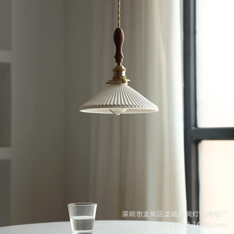 Retro Folding Wall Lamp Silent Style Design Sense Black Walnut Retractable Rotating Bedroom Bedside Wall Lamp