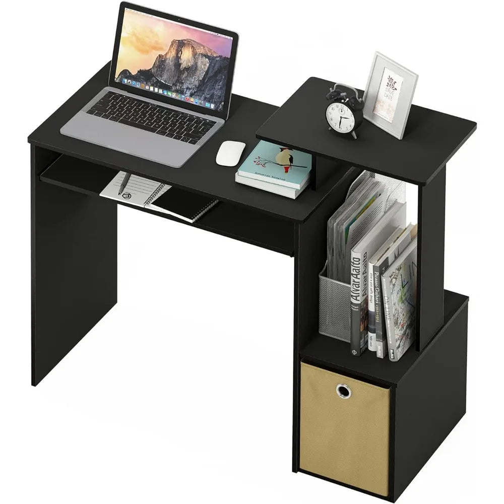 Room Desk to Study Black/Brown Econ Multipurpose Home Office Computer Writing Desk Furniture Table Pliante Desks Reading Gaming