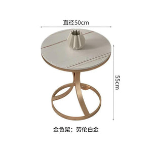 Round Nordic Coffee Tables Living Room Bed Side Small Modern Marble Console Table Nightstands Gold Muebles Bedroom Furniture