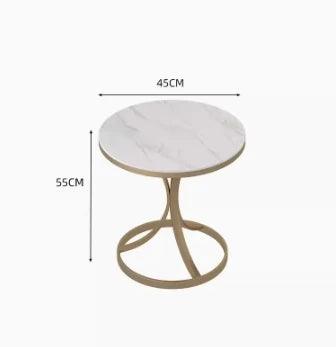 Round Nordic Coffee Tables Living Room Bed Side Small Modern Marble Console Table Nightstands Gold Muebles Bedroom Furniture