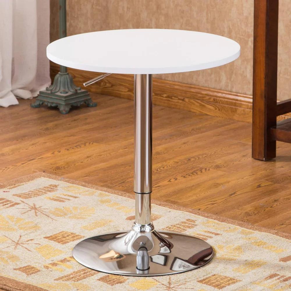 Roundhill Furniture Adjustable Height Bar Table bar table for home bar furniture mesa high bar table