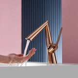 Minimalist Gold Bathroom Faucet