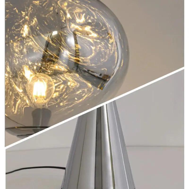 SANDYHA Lampara Mesita Noche Lava Light Led Hardware Acrylic Art Desk Lamp for Bedroom Home Decor Table Lighting Lampe De Chevet