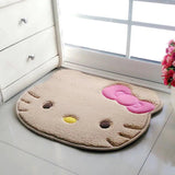 Sanrio Hello Kitty Rug Cartoon Cute Floor Bath Mat Velvet Memory Cotton Children Absorbent Door Footmat Non Slip Bathroom Carpet