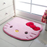 Sanrio Hello Kitty Rug Cartoon Cute Floor Bath Mat Velvet Memory Cotton Children Absorbent Door Footmat Non Slip Bathroom Carpet