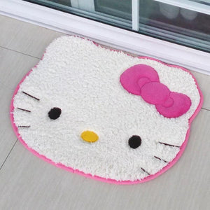 Sanrio Hello Kitty Rug Cartoon Cute Floor Bath Mat Velvet Memory Cotton Children Absorbent Door Footmat Non Slip Bathroom Carpet