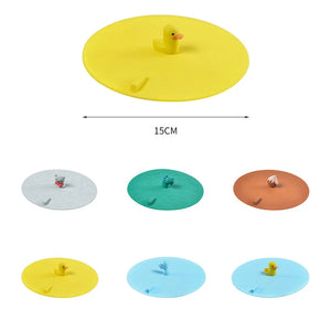 Silicone Bathtub Stopper Leakage-proof Drain Cover Sink Hair Stopper Tub Flat Plug Stopper Bathroom Accessories