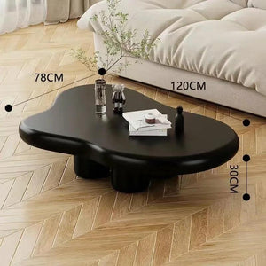 Simple Modern Cloud Shaped Coffee Tables for Living Room Luxury Center Table White Sofa Side Table Kawaii Room Decor Furniture