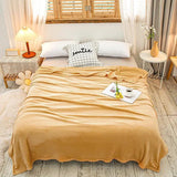 Simple Winter Blanket Rectangle Blanket Double Side Home Supply Rectangle Soft Warm Blankets