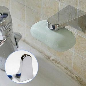 Soap Box Bathroom Magnetic Soap Holder Soap Holder Wall Mount Soap Container Dispenser Wall Attachment Bathroom Soap Dish Rack