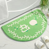 Soft Floor Mats Small Fresh Text Flowers Rugs Home Entrance Carpet Bedroom Toilet Bathroom Door Absorbent Non-Slip Foot Pad