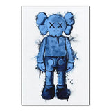 Street Graffiti Fashions Violent Teddy Bear Wall Art Poster Popular Home Living Room Decor Canvas Painting Prints Mural Pictures